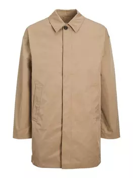 Межсезонное пальто JACK & JONES Crease, бежевый