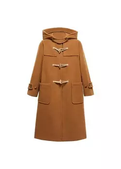 Межсезонное пальто MANGO, коричневый