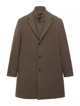 Межсезонное пальто MANGO MAN Between-Seasons Coat URIEL, коричневый