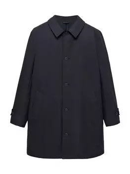 Межсезонное пальто MANGO MAN Between-Seasons Coat EASTON, темно-синий