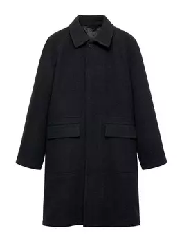 Межсезонное пальто MANGO MAN Otis, антрацит