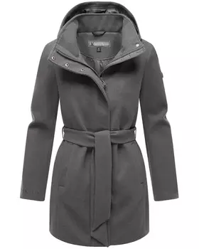 Межсезонное пальто MARIKOO Katalinaa 16, серый