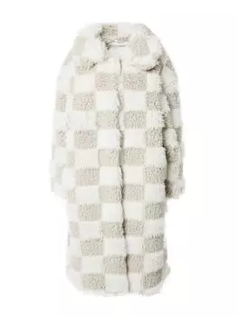 Межсезонное пальто Monki, крем