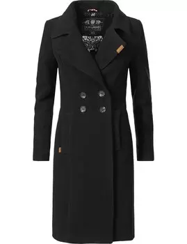 Межсезонное пальто Navahoo Wooly, черный