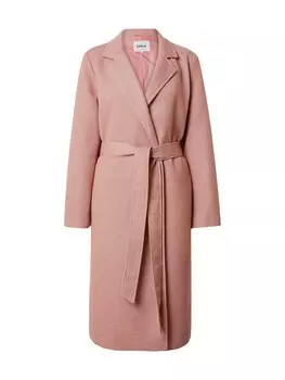 Межсезонное пальто ONLY Between-Seasons Coat, темно-розовый
