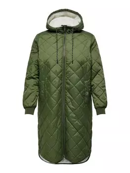 Межсезонное пальто ONLY Carmakoma Between-Seasons Coat New Sandy, зеленый