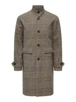 Межсезонное пальто Only & Sons Between-Seasons Coat, серый