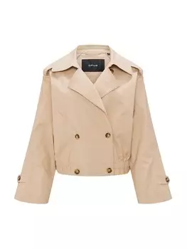 Межсезонное пальто OPUS Hedie, бежевый