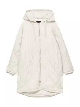 Межсезонное пальто Pull&Bear, бежевый