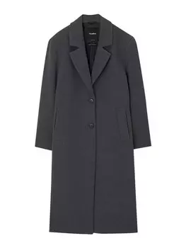 Межсезонное пальто Pull&Bear, темно-серый