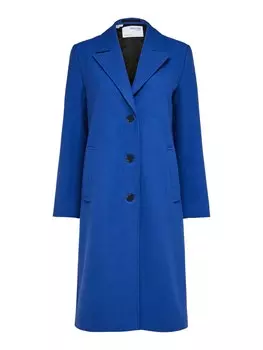 Межсезонное пальто Selected Alma, королевский синий