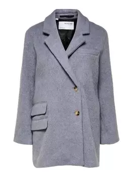 Межсезонное пальто SELECTED FEMME AVA, цвет Lavender