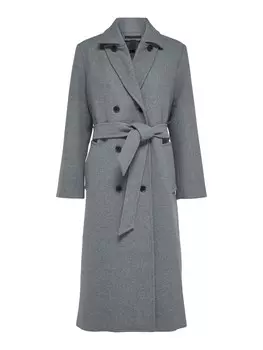 Межсезонное пальто Selected Milo, пестрый серый