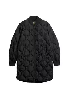 Межсезонное пальто Superdry, черный