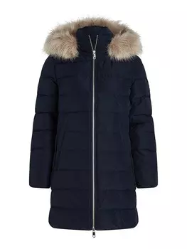 Межсезонное пальто TOMMY HILFIGER Between-Seasons Coat HERITAGE TYRA, темно-синий