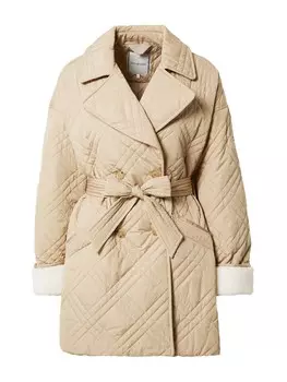 Межсезонное пальто TOMMY HILFIGER, бежевый