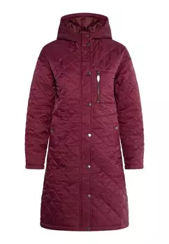 Межсезонное пальто Usha, цвет Wine red