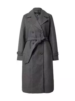Межсезонное пальто VERO MODA Between-Seasons Coat VMFORTUNEVEGA, темно-серый