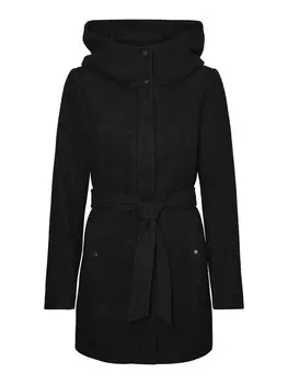Межсезонное пальто VERO MODA, черный
