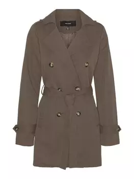 Межсезонное пальто VERO MODA Chloe, коричневый