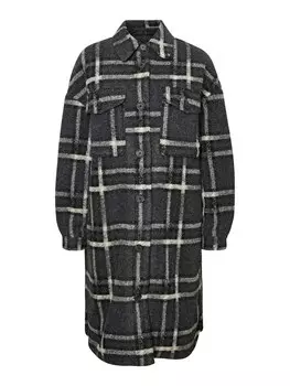 Межсезонное пальто Vero Moda VMChrissie, серый/темно-серый