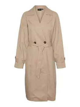 Межсезонное пальто VERO MODA VMLou, темно-бежевый