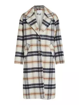 Межсезонное пальто Vila MONTA, бежевый/кремовый