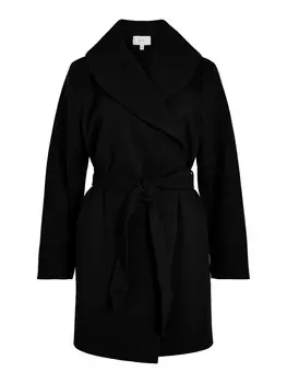 Межсезонное пальто Vila Poko, черный