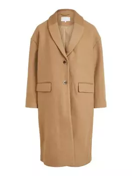 Межсезонное пальто VILA, светло-коричневый