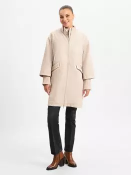 Межсезонное пальто VILA VILeonia, бежевый