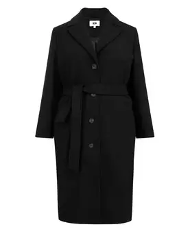 Межсезонное пальто We Fashion, черный