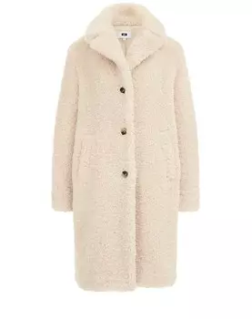 Межсезонное пальто We Fashion, слоновая кость