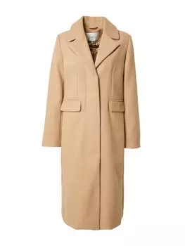 Межсезонное пальто YAS LIMA, бежевый