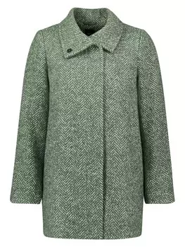 Межсезонное пальто zero, зеленый