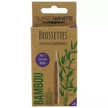 Межзубные ершики Superwhite 8 - натуральные антибактериальные Markenlos