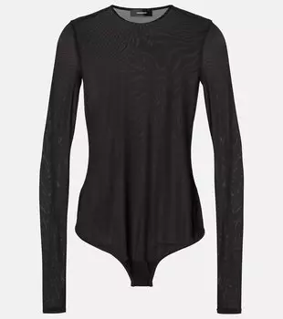 Мезовый боди Wardrobe.NYC, черный