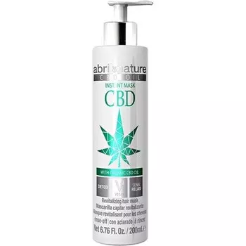 Мгновенная маска Cbd - Увлажняющая маска - 200 мл - Для всех типов волос Abril Et Nature