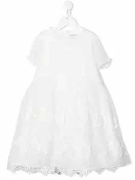 Mi Mi Sol платье миди с кружевом, нейтральный цвет