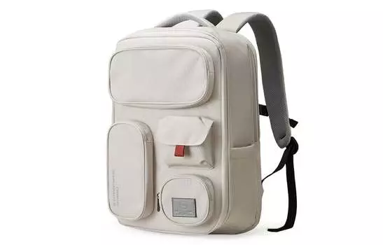 Mi Xi Рюкзак унисекс Mi Hee, Кремовый (расширенная версия)