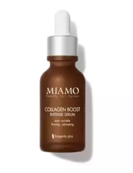 Miamo Longevity Plus Collagen Boost Intense Serum 30 мл Укрепляющая и придающая объем сыворотка для лица против морщин