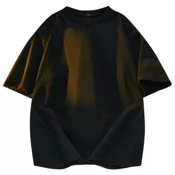 Mianzhi Хлопковая футболка унисекс, Бургундия