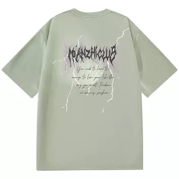 Mianzhi Хлопковая футболка унисекс, Черный