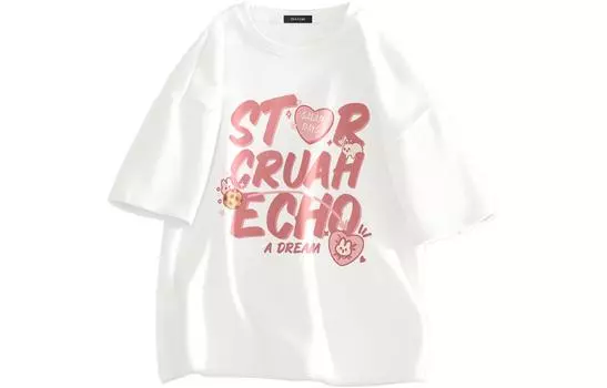 Mianzhi Хлопковая женская футболка, Черный