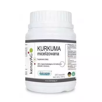 Мицеллярная куркума (240 капсул) Kenay