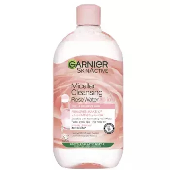 Мицеллярная очищающая вода Rose Cleanse & Glow 700 мл Garnier