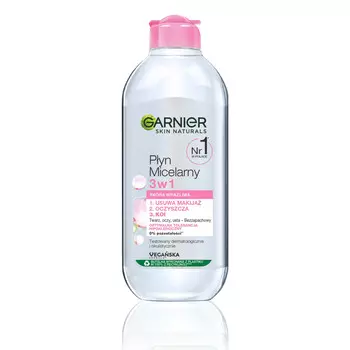 Мицеллярная вода 3в1 Garnier Skin Naturals, 400 мл