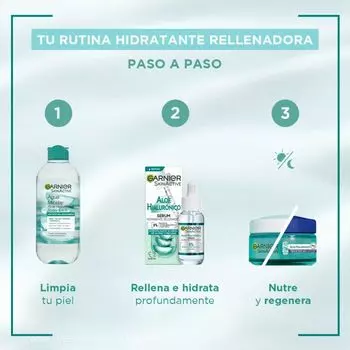 Мицеллярная вода Agua Micelar Aloe Hialurnico Todo en 1 Garnier, 400 ml