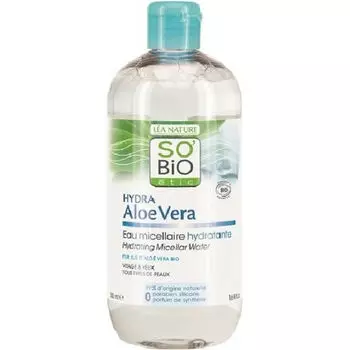 Мицеллярная вода Agua micelar con aloe vera Sobio, 500 мл
