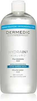 Мицеллярная вода Dermedic Hydrain3 Hialuro, 500 ml