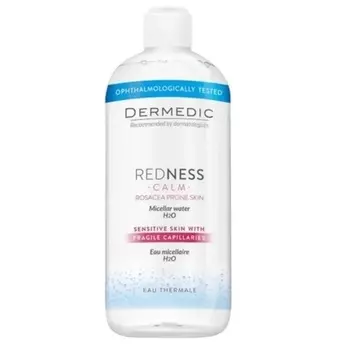 Мицеллярная вода Dermedic Redness Calm H2O для чувствительной кожи 500 мл, Biogened